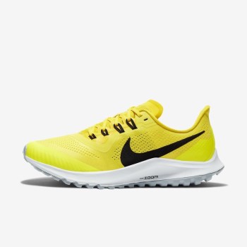 Nike Air Zoom Pegasus 36 Trail - Női Futócipő - Sárga/Sárga/Citrom/Fekete